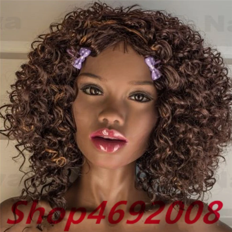 Black Skin Sex Dolls Life Size Sexy  Big Breast Oral Real Doll Vagina Lifelike Love Doll Pussy Real Sex Doll