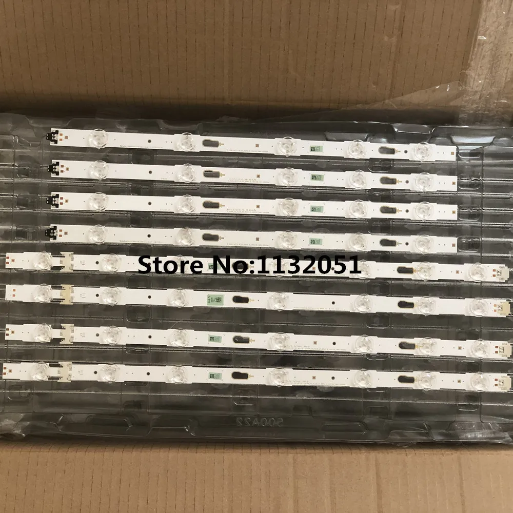8PCS LED Backlight Strip For UE43KU6000K UE43MU6105K UN43MU6300 UN43MU6290 UN43KU6290 UN43KU6270 UN43MU6100 UN43MU6103