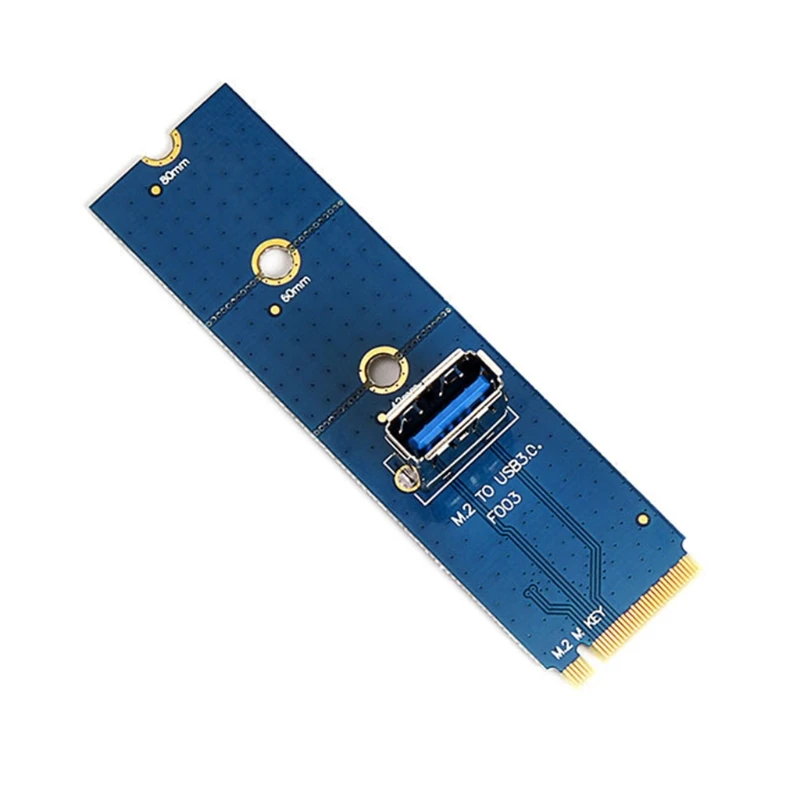 M.2 to USB 3.0 PCI-E Riser Card M2 Ngff- to PCIE 4X Adapter 2242 2260 2280 SSD