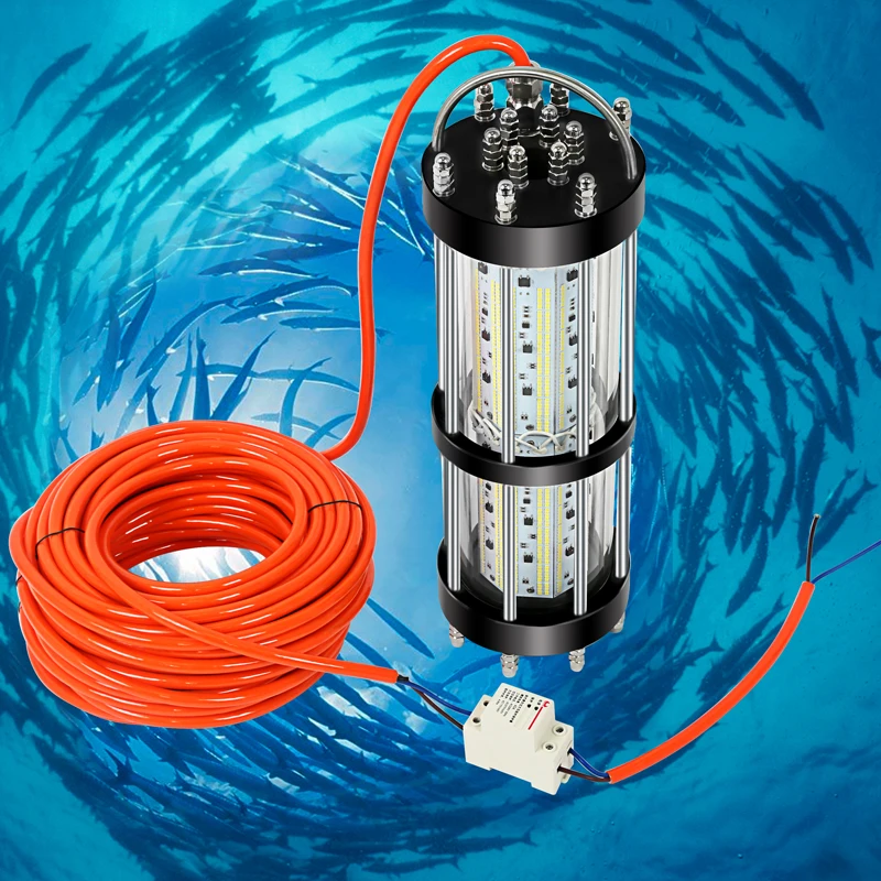 220-240V input IP68 1500W Night fishing boat Attracting Squid Fishing LED Bait