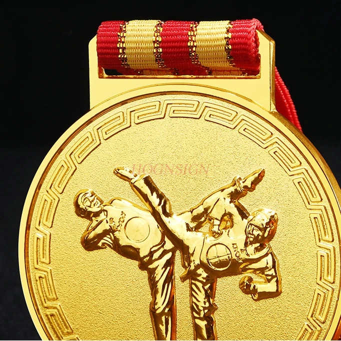 Competição esportiva universal ouro e prata cobre personalizado sanda judô wrestling boxe competição metal medalha de ouro 2021