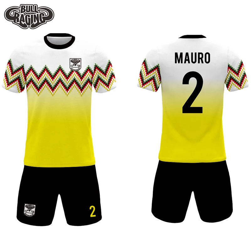 

Men's soccer club jersey uniform custom the design you like in sublimation printing