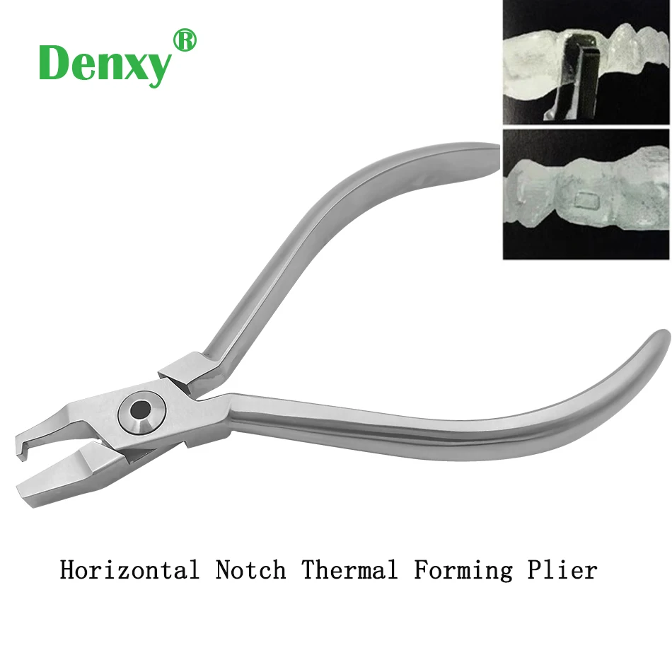 Denxy Dental Orthodontic Aligner Pliers hole punch pliers retainer Clear Aligners tear drop pliers Invisalign invisible Brace