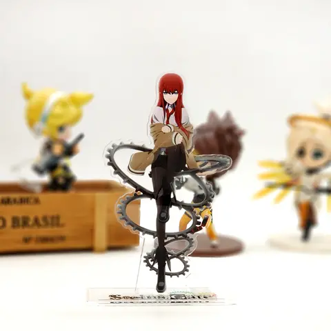 Steins Gate 0 Kurisu Makise acrylic stand figure model plate holder cake topper anime japanese okabe