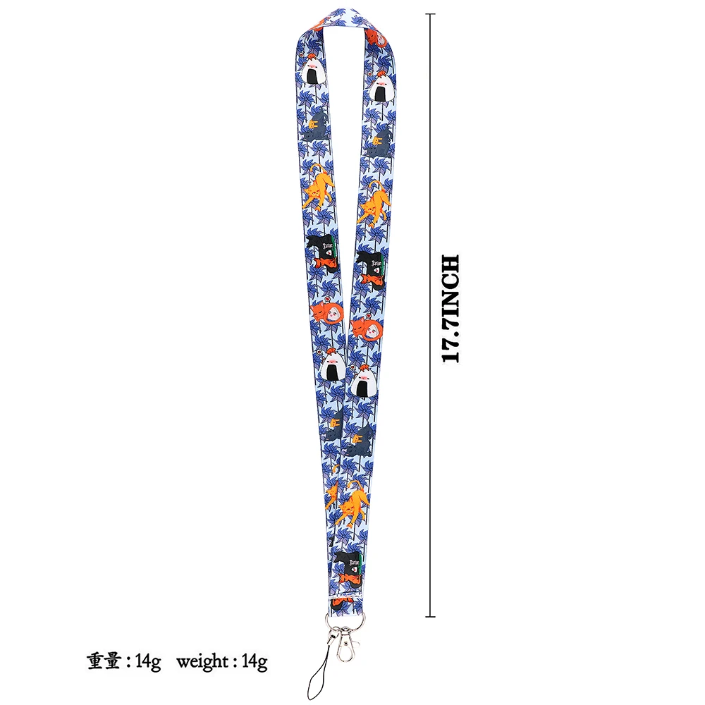 YL972 Japanese Anime Fruit Basket Lanyard for Key Neck Strap card ID Badge Holder Gym Key Chain Hang Rope Key Rings Accessories