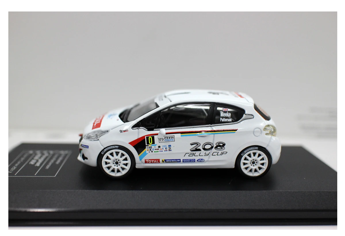 Diecast Club 1:43 Scale PGeot 208 2013 Rally Racing Cars Model for collection gift