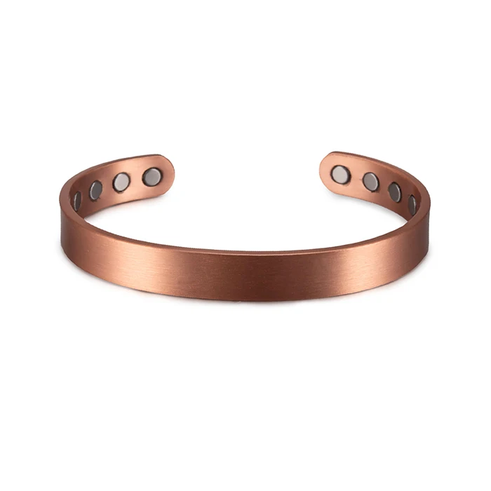 Men's Adjustable Pure Copper Magnetic Cuff Bracelet