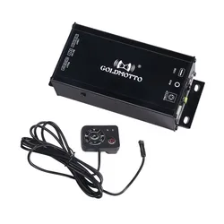 12V Motorcycle Speakers Audio Amplifier MP3 Player Bluetooth FM Radio USB AUX Music Sound System