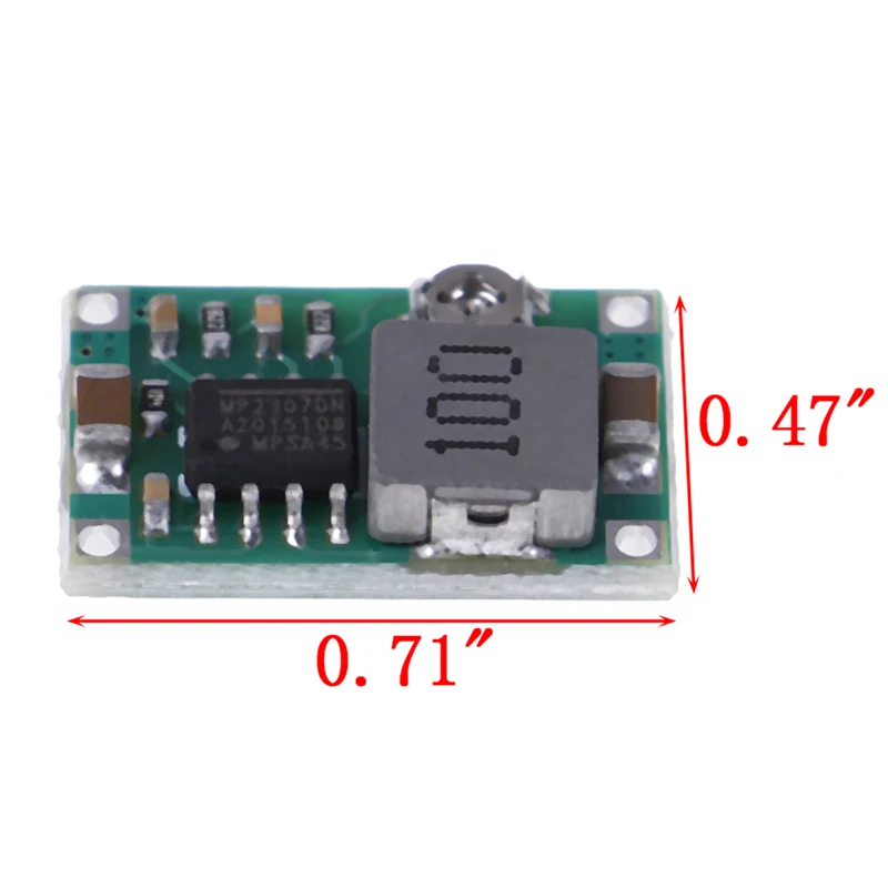 1PCS 3A MINI DC-DC STEP DOWN CONVERTER VOLT REGULATOR 5V-23V TO 3.3V 6V 9V 12V High Quality