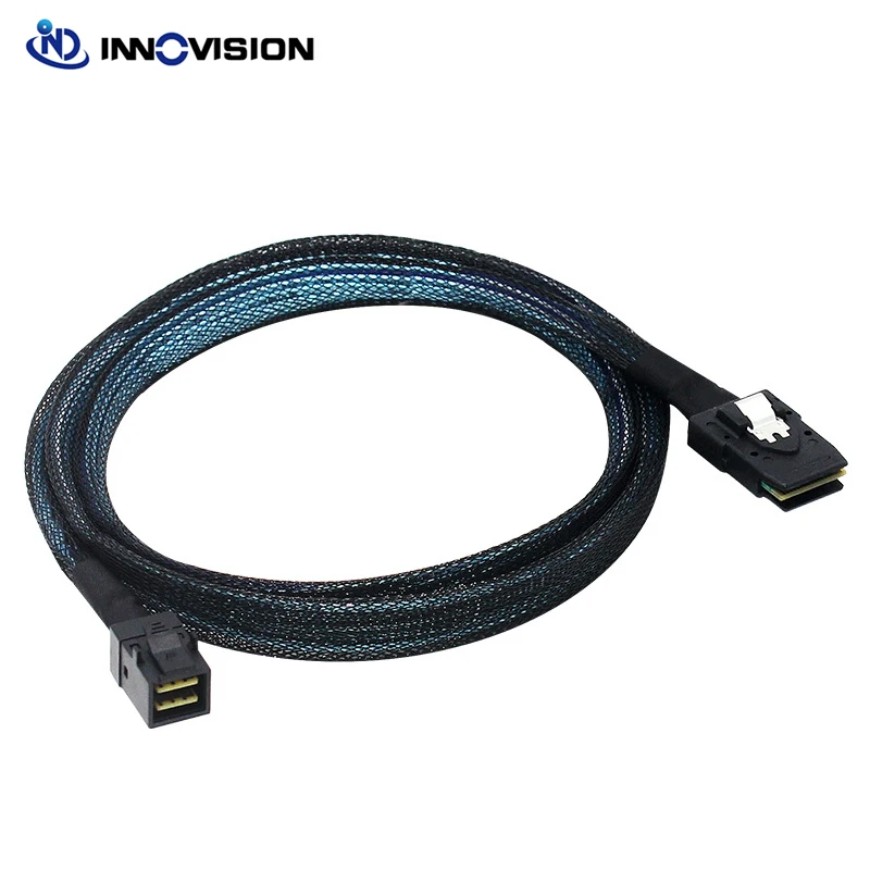 كابل خادم Mini HD إلى 6GB SFF-8087 عالي الكثافة 12GB SFF-8643 Mini SAS للمضيف الداخليين