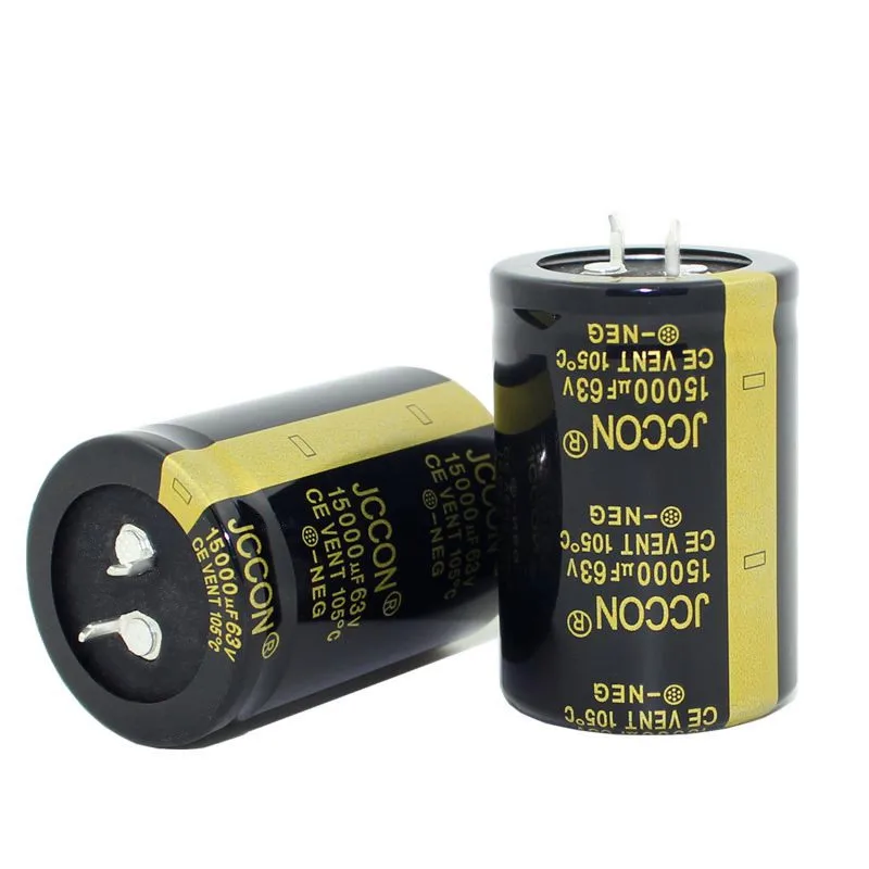 JCCON-Capacitor eletrolítico do Grosso-pé, volume 35x50, poder do inversor 35x60, 63v15000uf