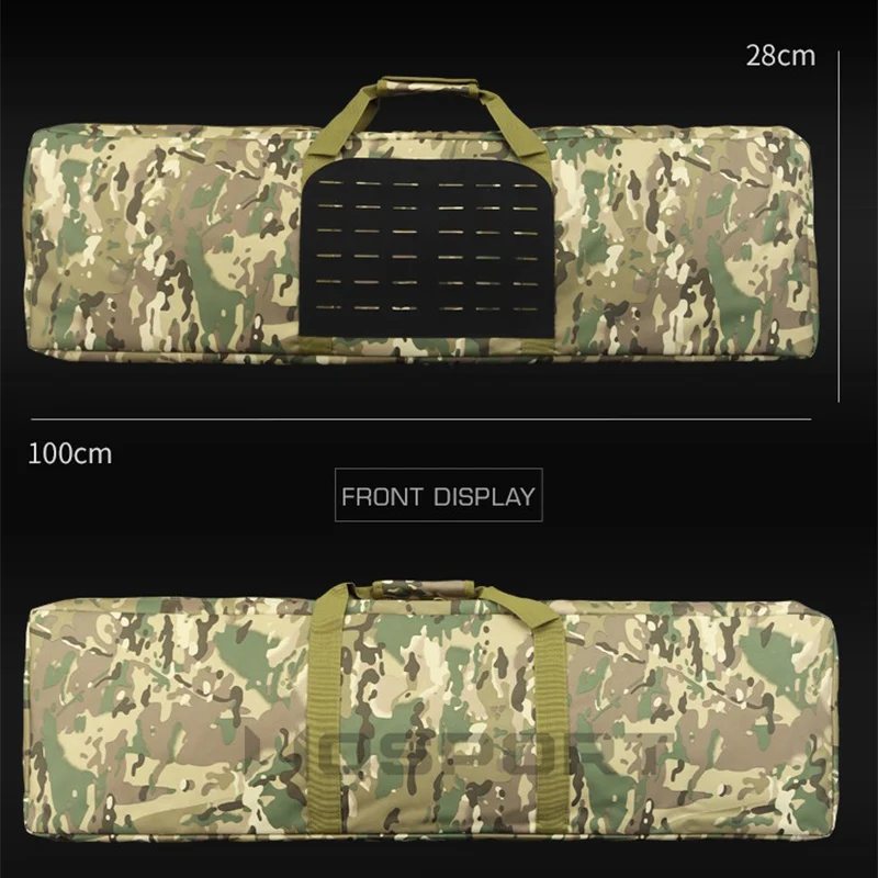 100CM Rifle Bags Outdoor Tactical Carbine Gun Case Backpack Tactical MOLLE Long Gun for Hunting Shooting Range Sports Storage