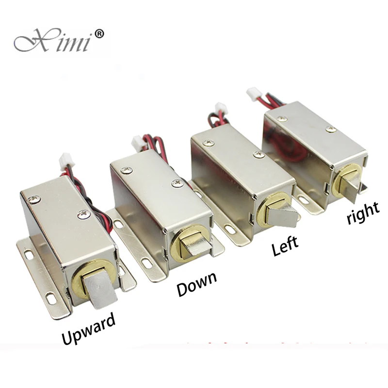 Mini waterproof electromagnetic lock DC 12V electric bolt lock small electric control cabinet door lock