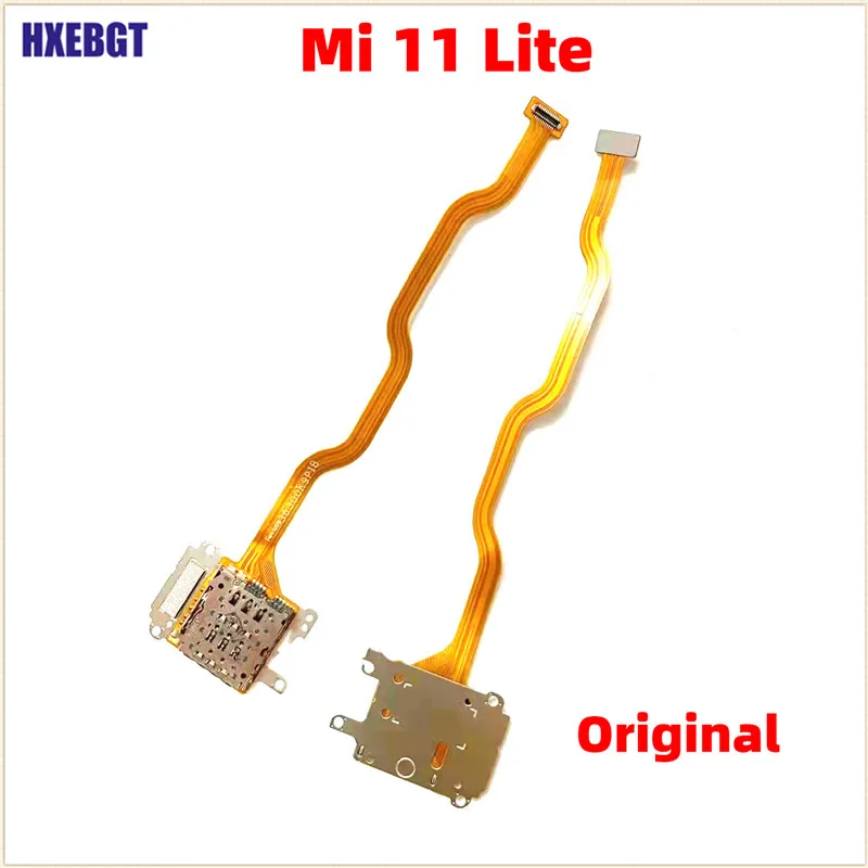 

For Xiaomi Mi 11 Lite 4G/5G Sim Card Reader Connector Flex Cable LCD Screen Connect Mainboard Extended Flex Cable Parts