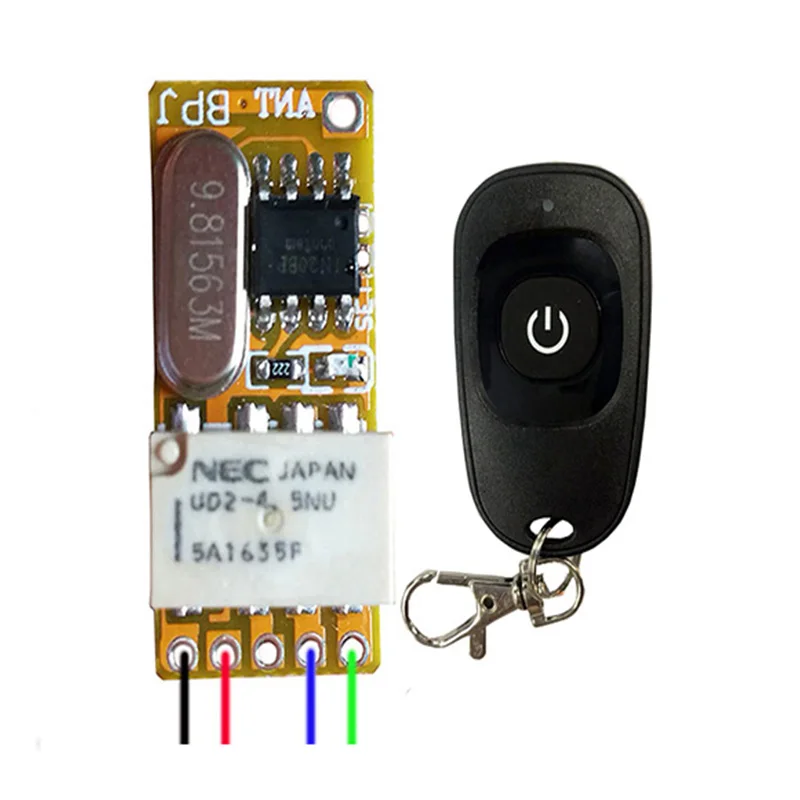 Micro Contact Remote Control Switch 3.7v 4.5v 5v 6v 7.4v 9v 12v 1A RF Switching Wireless Switch Designer manufacturer 100sets