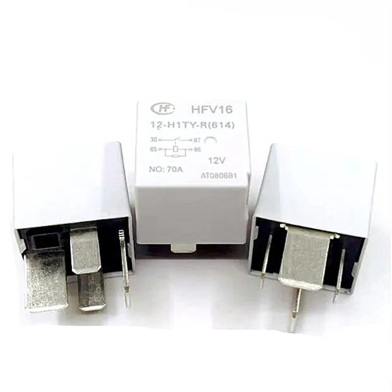 HOT NEW relay HFV16-12-H1TY-R HFV16-12-H1TY-R HFV16-12-H1TY-R 12VDC DC12V 12V 70A 4PIN auto relay