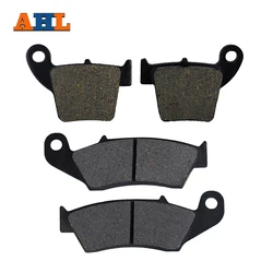 AHL Front & Rear Motorcycle Brake Pads For Honda CRF250R CRF250 X CRF450R CRF450 X 2002-2015 CRF 250 450 R Brake Disc Pad