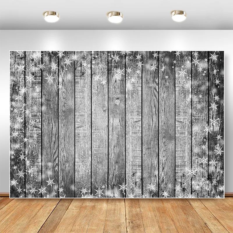 Fondo de fotografía con textura de tablero de madera de Navidad para estudio fotográfico, telones de fondo para foto, zona de invierno y nieve