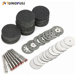 For Dremel Rotary Tools  Resin Cut-Off Wheels Diamond Cutting Discs Diamond Saw Blade Set HSS Mini Circular Saw Blade