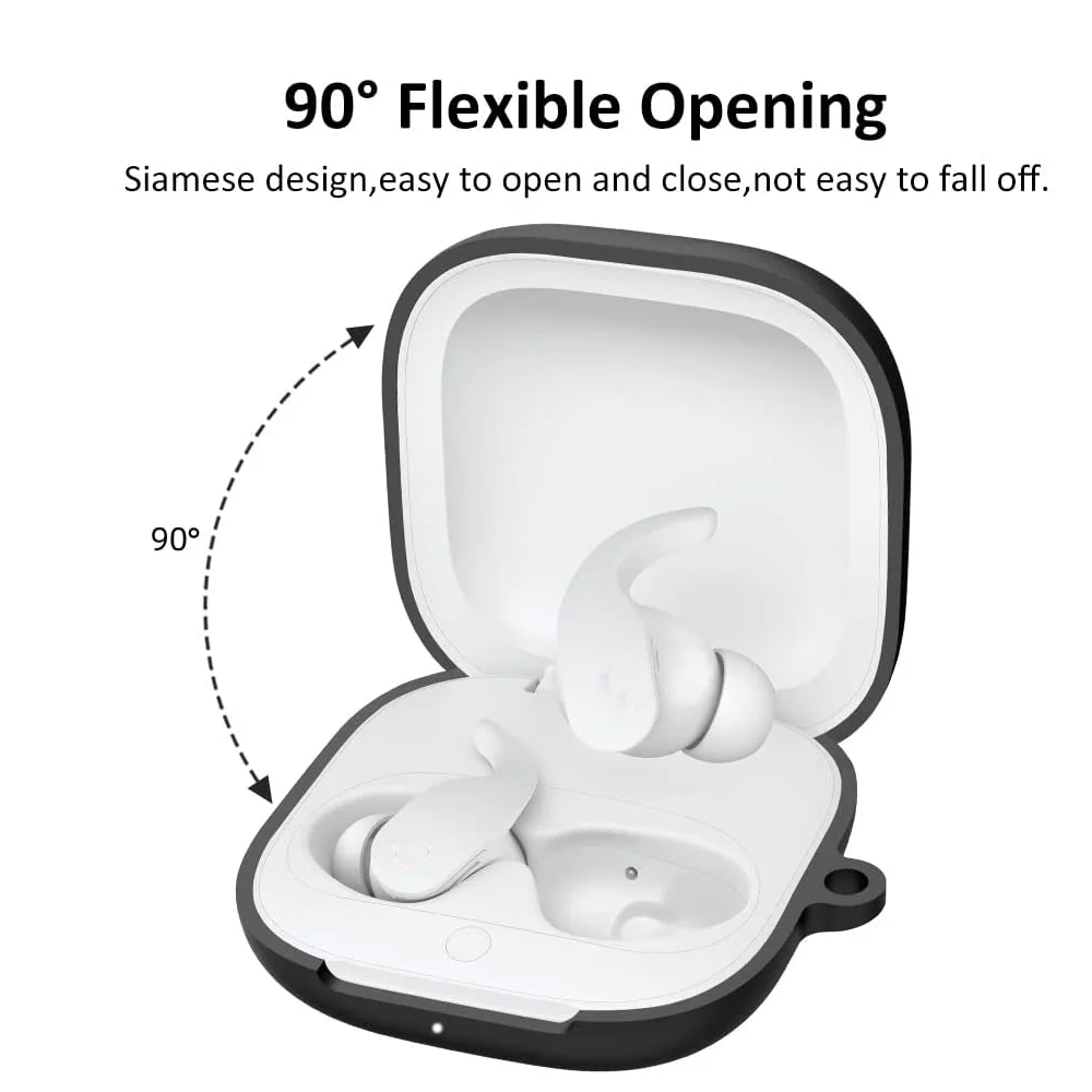 POYATU – coque en Silicone pour Beats Fit Pro, étui de protection pour la peau, accessoires lavables, anti-poussière