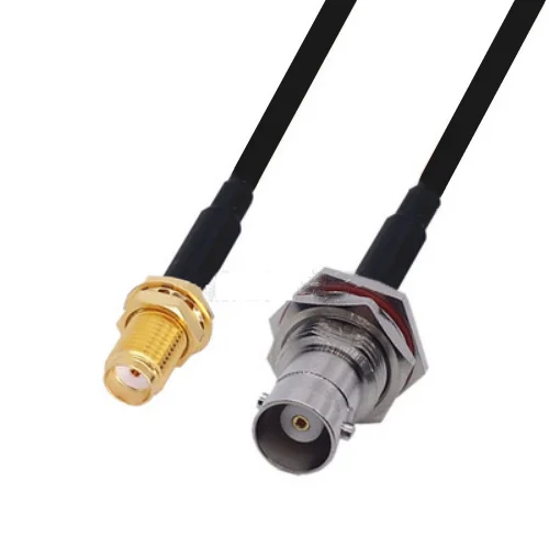 LMR240 50-4 RF coaxial Cable Kabel SMA Female to BNC Female Connector LMR-240 Low Loss Coax Pigtail Jumpe Cable