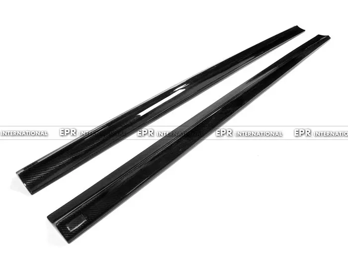 

For Mercedes-Benz W204 C63 Revo RBS II Style Carbon Fiber Side Skirt Extension (Sedan or Coupe)