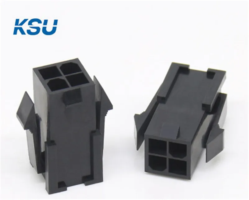 5559 4.2mm black CPU 4Pin 4-Pin female Connector for PC computer graphics card Power connector plastic shell Housing