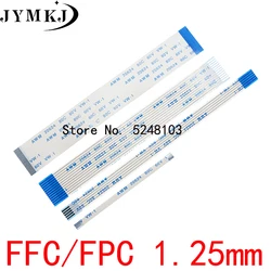 FPC FFC 플렉시블 플랫 케이블, AWM 20624, 80C, 60V VW-1, 4P, 5, 6, 7, 8, 9, 10, 11, 12, 13, 14, 15, 16, 1.25mm 피치 핀, 18 핀, 19 핀, 20 핀, 21 핀, 22 핀, 24 핀, 26 핀, 28 핀, 30 핀