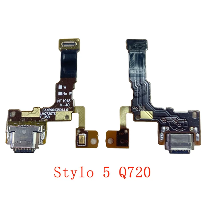 USB Charging Port Connector Board Parts Flex Cable For LG Stylo 5 Q720 Stylo 6 Q730 Charging Connector Replacement Part