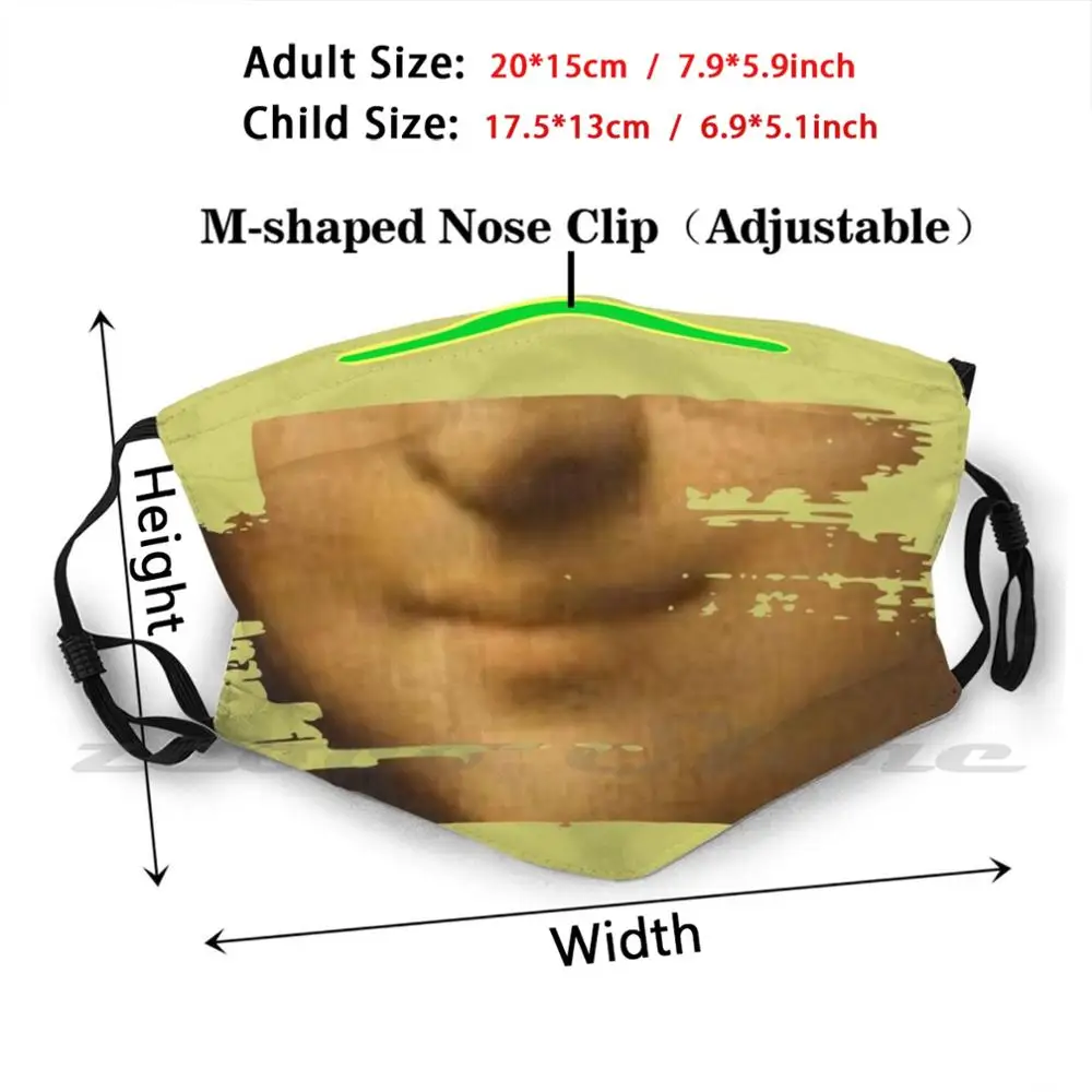 Máscara de sorriso de monalisa2.5 s adulto criança lavável pm2.5 filtro logotipo criatividade sorriso feliz leonardo da vinci louvre mancha traço