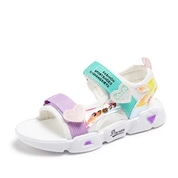 2021 Cool Summer pantofole per bambini Kid Girls simpatici sandali da spiaggia pantofole infradito scarpe appartamenti di fiori piattaforma tacchi scarpe