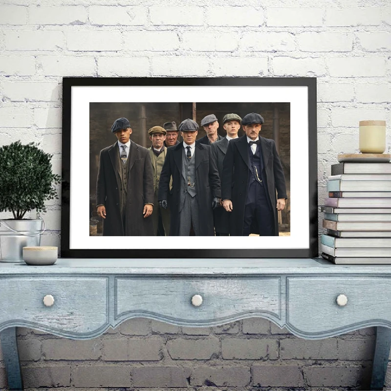 Peaky Blinders Shelby Fan Artwork Wall Art Canvas Painting TV Show Posters and Prints Wall Pictures Home Wall Decoration