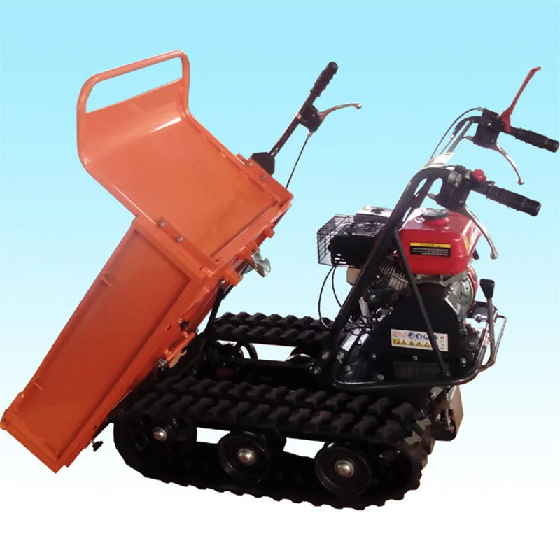 

Hot Sale Mini Transporter Tracked Crawler Dumper Loader Truck Hydraulic System Mini Tipper