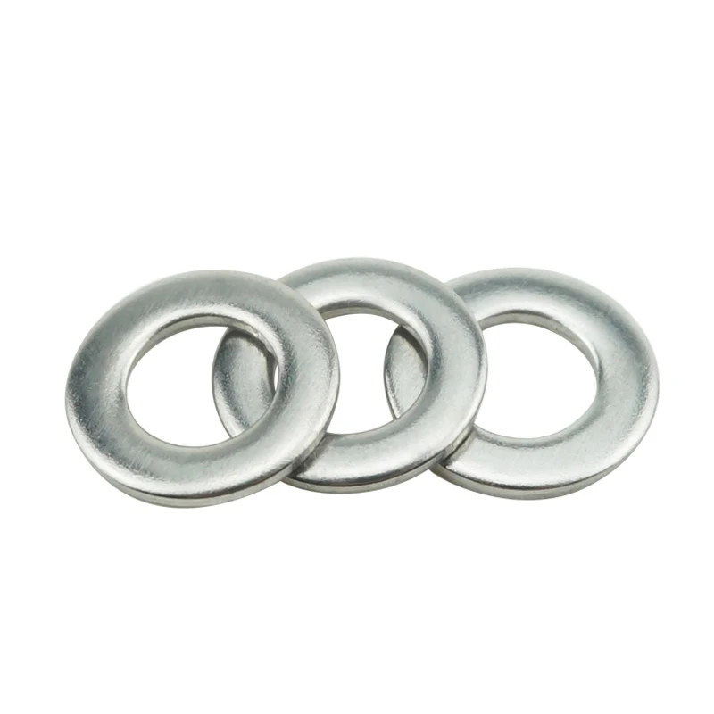 luhuichang Stainless Steel Flat Washer Plain Gasket for M1.6 M2 M2.5 M3 M3.5 M4 M5 M6 M8 Washing Machine Ring Spacer GB97