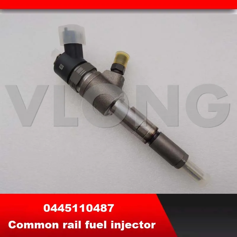 4PCS Genuine New Inyestor YUCHAI Golden Dragon Bus Common Rail Diesel Fuel Injector 0445110486 0445110487 0 445 110 487