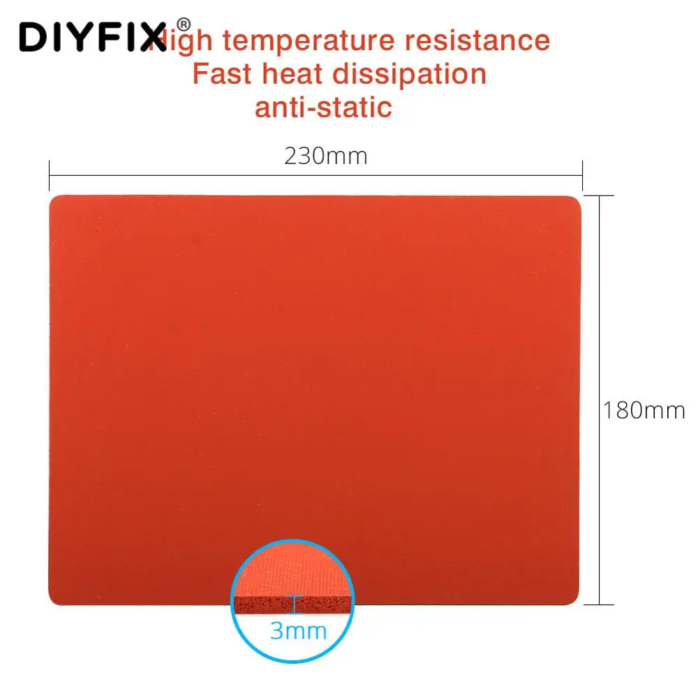 DIYFIX-لوحة إسفنجية سيليكون عالية الحرارة ، أداة إصلاح الهاتف المحمول لشاشة LCD ، منصة آلة