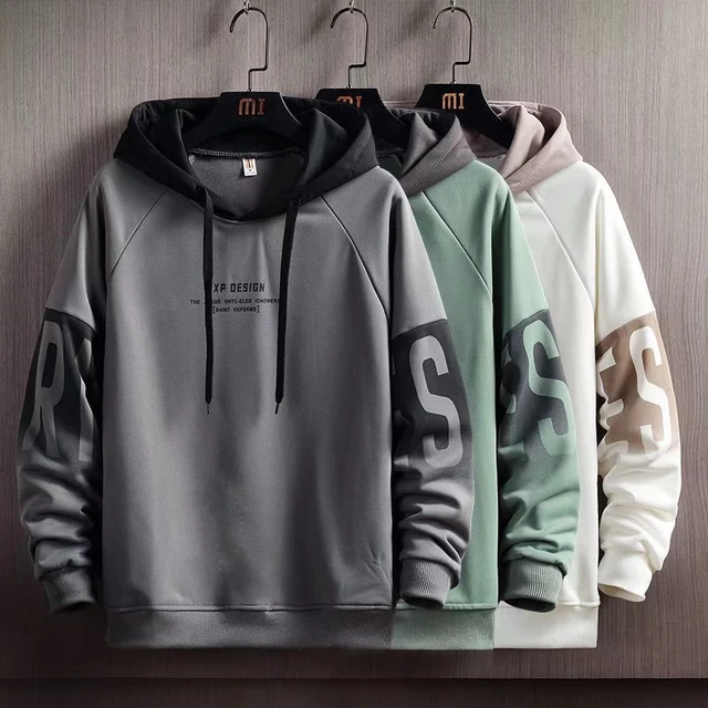 Spring Autumn Men s Hoodies Kpop Fashion Harajuku Letter Print Hoodies Sweatshirts Men Streetwear Trend Men Clothing Hoodies Men AliExpress 200000343