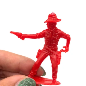 Plastik -Militärsoldatenmodell, Cowboy -Krieger, indischer Soldat Playset, DIY Educational Accessoires Kit, Toy Boy, 5 cm, 40 Prozent pro Set Hauptverkäufe für indische Puppen - №1