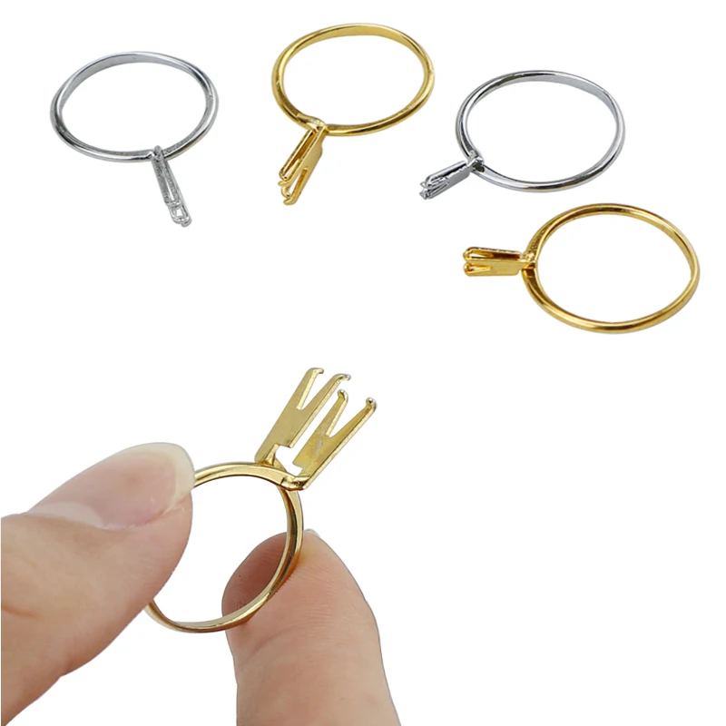Creazione dell'anello della pinzetta dello strumento di raccolta del supporto della pietra preziosa della perla dei gioielli dell'artiglio