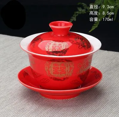 Chinese handgeschilderde Kungfu theeservies, terrine Dehua, wit porselein, Gaiwan, pannenset voor op reis, snelle kop, hoge kwaliteit