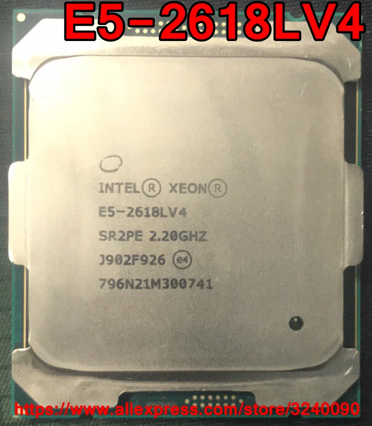 

Intel Xeon CPU E5-2618LV4 SR2PE 2.20GHz 10-Cores 25M LGA2011-3 E5-2618L V4 processor E5 2618LV4 free shipping E5 2618L V4