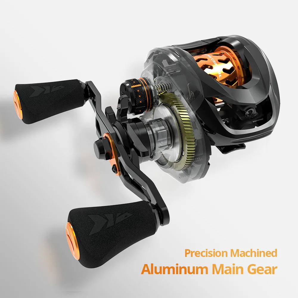 KastKing Zephyr Bait Finesse System BFS Baitcasting Fishing Reel  4.5KG 7 Ball Bearings 7.2:1 Gear Ratio Carbon Fishing Coil