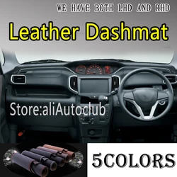 PU Leather Dashmat Suede Dashboard Cover Pad Dash Mat Carpet Car Styling Accessories For Suzuki Solio bandit MA36S  2015-2022