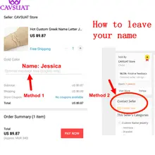 Personalized Name Pendant Necklace #6