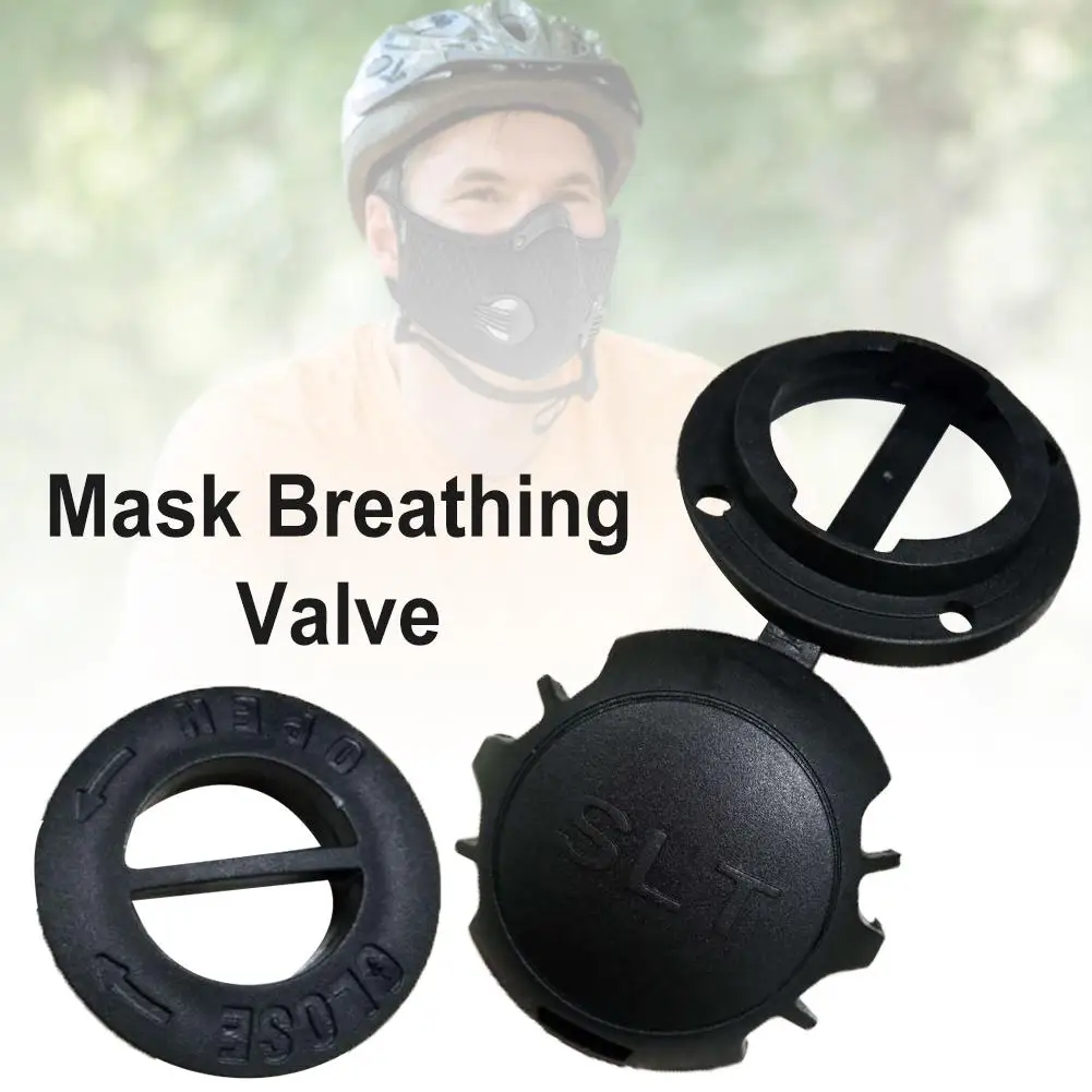 10PCS Cycling Mask Breathing Valve Plastic Lightweight Durable Respiration Valve Parts Replacement Accessories