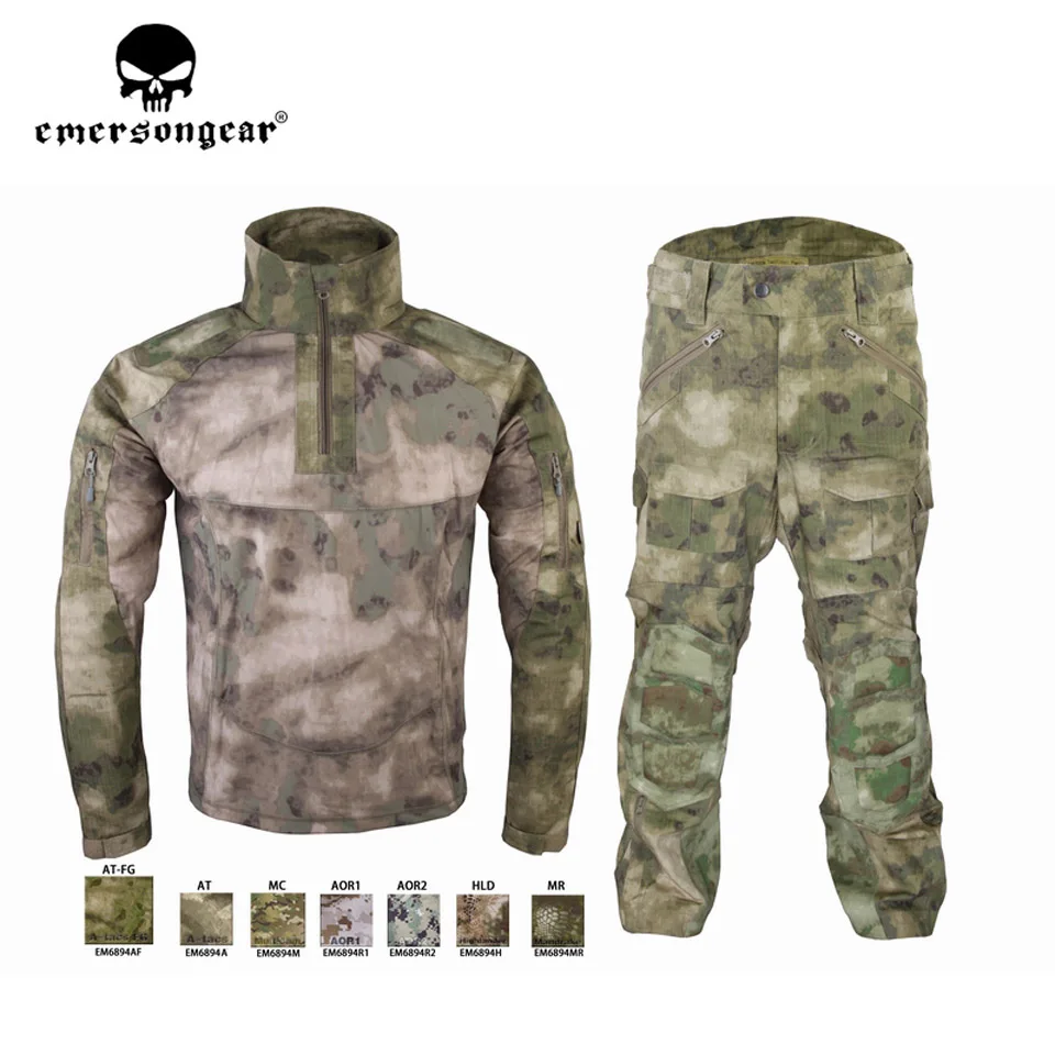 emersongear-weather combat shirt and pants suit for airsoft, BDU uniform, outdoors, hunting,em6894