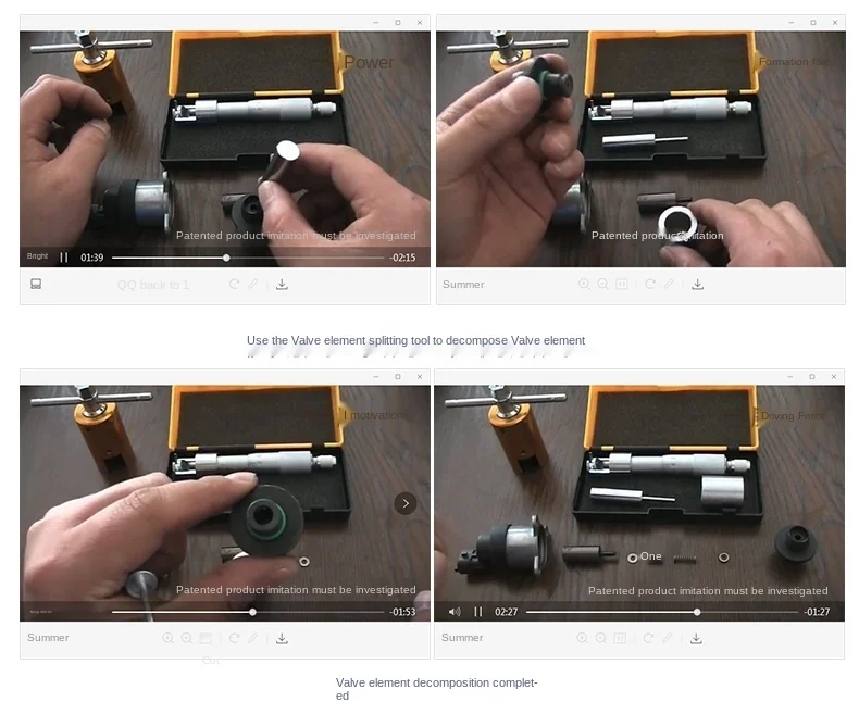 Werkzeug zum Ausziehen des Ventils der Dosiereinheit der Common-Rail-Pumpe, Reparaturwerkzeug, Ölversorgungskorrekturkern für 110 120 818 617 – Detail 8