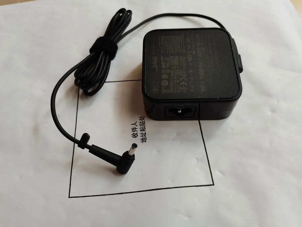 Imagem -04 - Puryuan-carregador Adaptador ac 19v 3.42a 65w Adp65gd b 4.0 mm x 1.35 mm para Asus Zenbook Ux331ua-ds71 Notebook Original Novo
