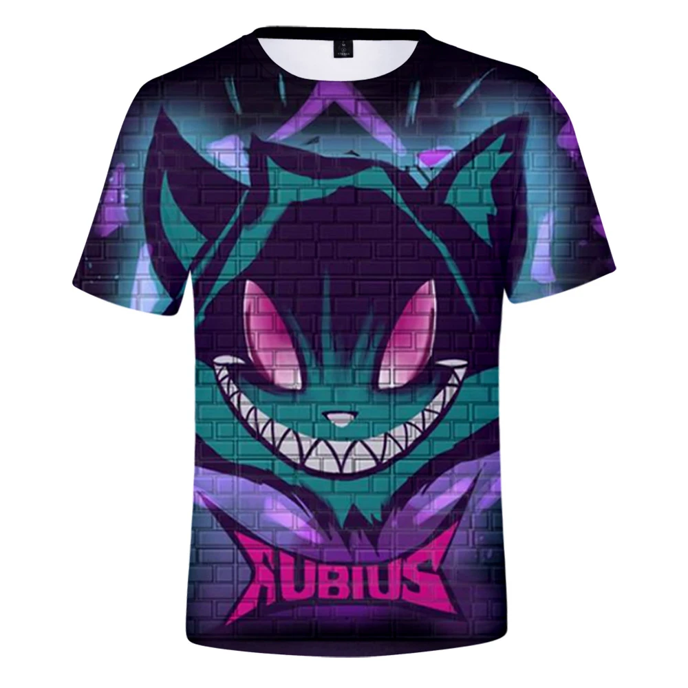 Rubius Z 3D Print Spring Summer Preppy Men/Women Street Clothes T-shirt Streetwear Kawaii Streetwear style Tshirt