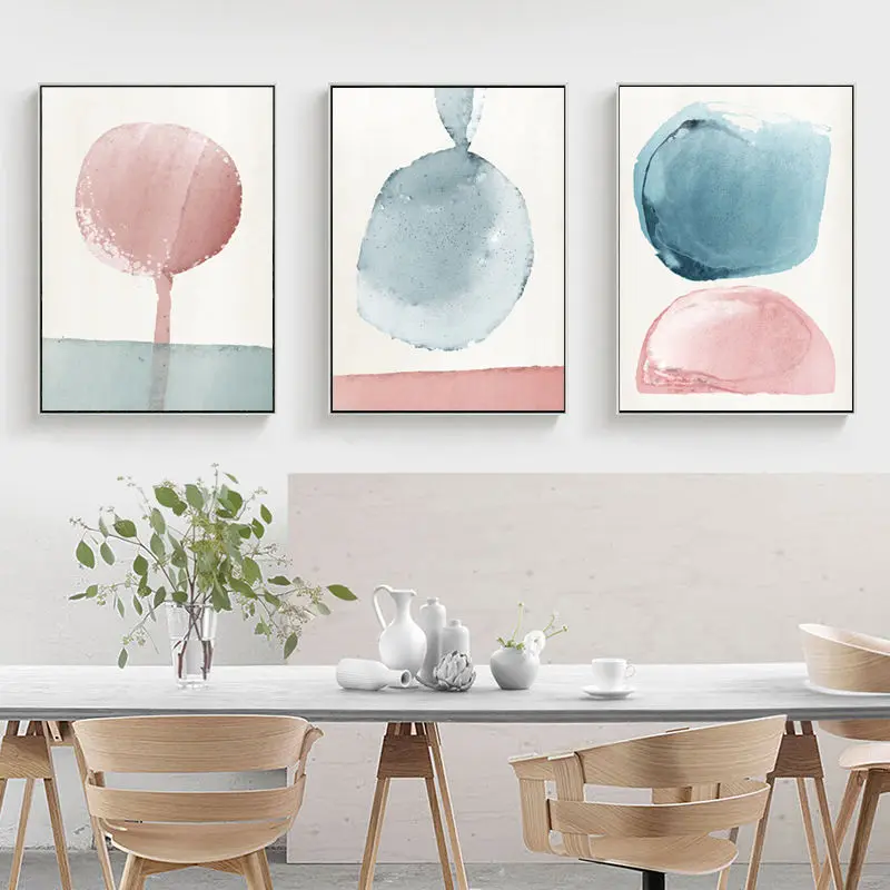 

Abstract Wall Art Prints Geometric Shape Poster Canvas Painting Modern Wall Poster Art Picture Home Decor